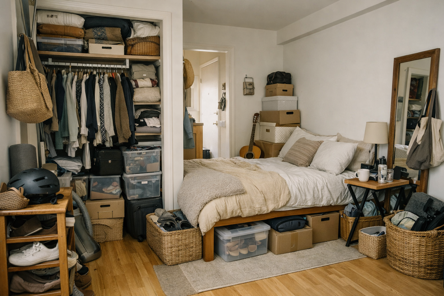 Cuando el almacenaje invade zonas que no estaban pensadas para ello